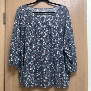 Loft Outlet Floral Top / Blouse